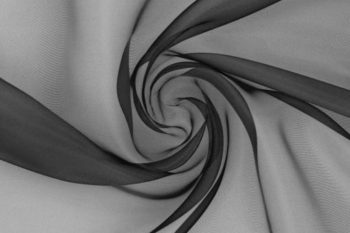 Organza-Stoff - 300 cm Schwarz