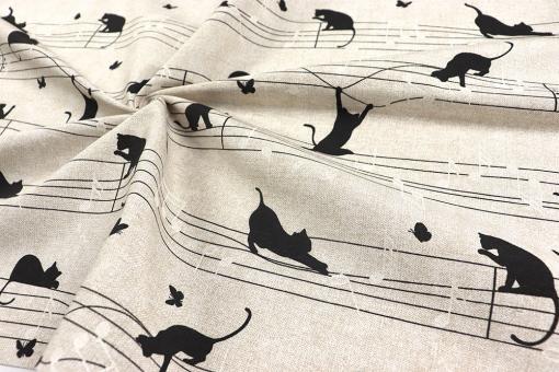 Dekostoff - Katzenmusik - 280 cm breit 