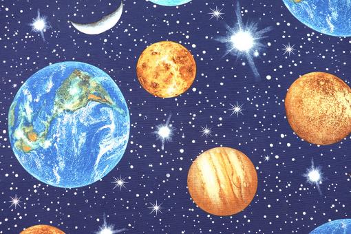 Dekostoff - Weltall - 280 cm breit 