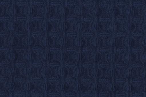 Waffel-Piqué - Uni Nachtblau