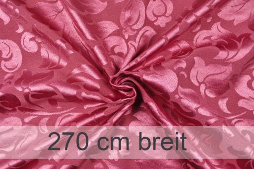 Deko-Stoff premium - Barock-Ornamente - 270 cm - Pink 