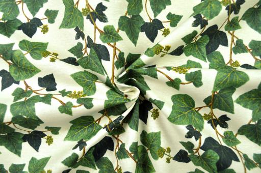 Outdoor-Dekostoff - Efeublätter 