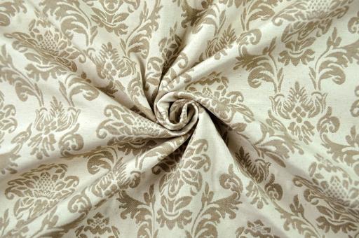 Deko-Stoff Wende-Jacquard - Barock - Beige 