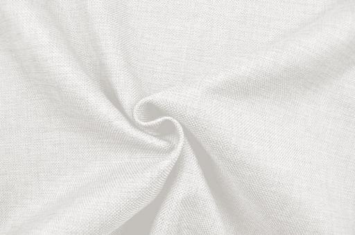 Blackout-Stoff Leinenoptik - 100 Prozent Weiß