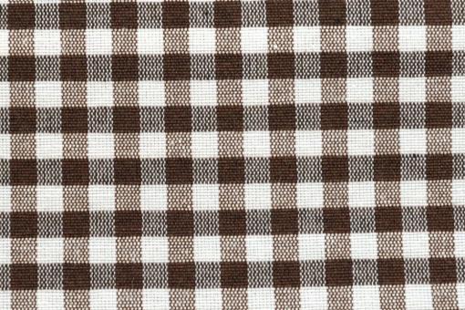 Dekostoff - Vichy-Karo - 280 cm breit Braun