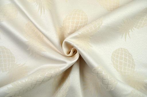 Dekostoff zweiseitiger Jacquard - Ananas 