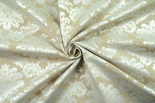 Dekostoff Jacquard - Baronesse Claire - Beige 