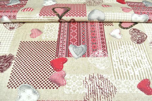 Outdoor-Dekostoff - Patchwork Love 