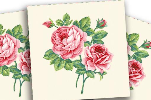 Kissenpanel - Gobelin - Roses 