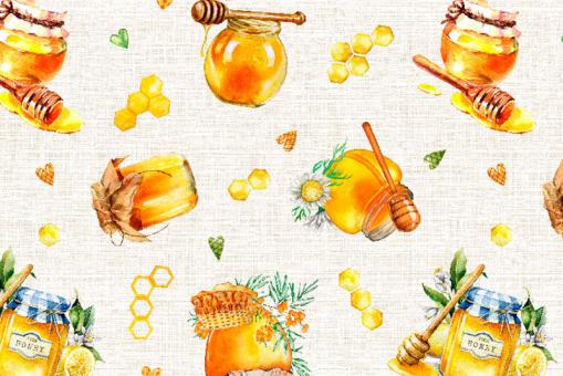 Dekostoff Outdoor - Sweet Honey 