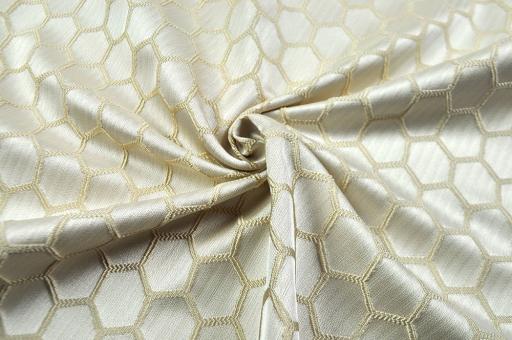 Jacquard Deluxe - Honeycomb - Champagner 