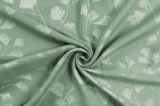 Jacquard-Dekostoff  - Eden - Grün 