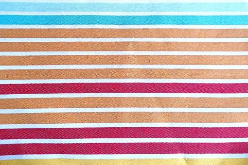 Jacquard-Dekostoff - 280 cm - Bunte Streifen 