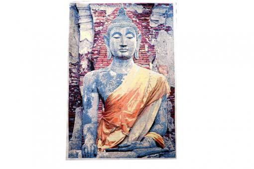 Panel-Gobelin mit Buddha - 65 x 99 cm 