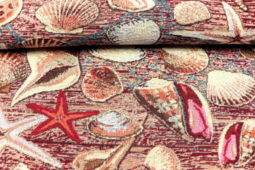 Gobelin-Stoff mit maritimem Design 