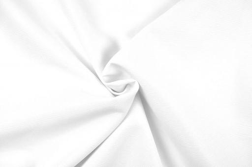 Halbpanama Baumwolle - Weiß 