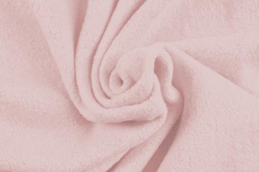 Fleece-Stoff - Baumwolle - Uni Rosa