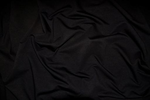 French Terry-Fleece - Uni Schwarz