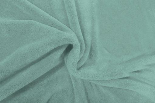 Baumwoll-Fleece Premium Dusty Mint