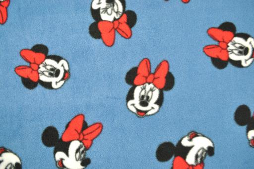 Minnie Mouse© - Fleece - Blau 