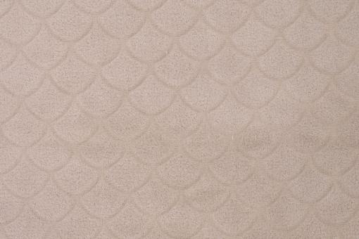 Fleece mit Schuppenmuster - Sand 