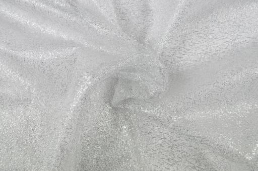 Glitzer-Tüll - Silber 