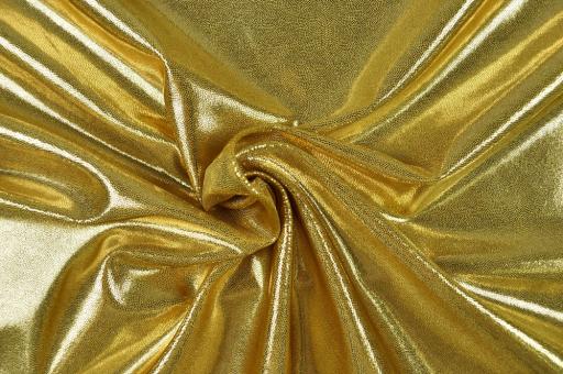 Tanzkleiderstoff Metallic - Gold 
