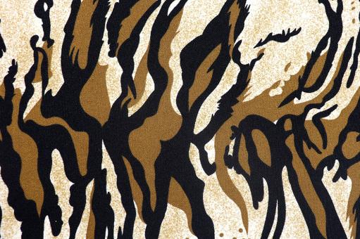 Universalstoff mit Tiger Muster 