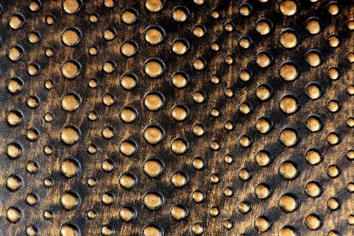 Vintage Kunstleder mit Punktprägung 