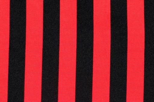Universalstoff mit Streifen - Rot/Schwarz 