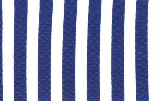 Universalstoff mit Streifen - Royal/Weiß 