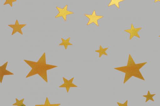 Lackfolie - Sternenhimmel - 130 cm breit Lichtgrau