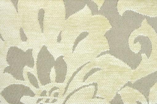 Türvorhang-Stoff - Ornament Creme/Beige