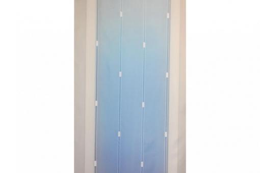 Voile Malmo - 300 cm - Bleiband - Weiß transparent 