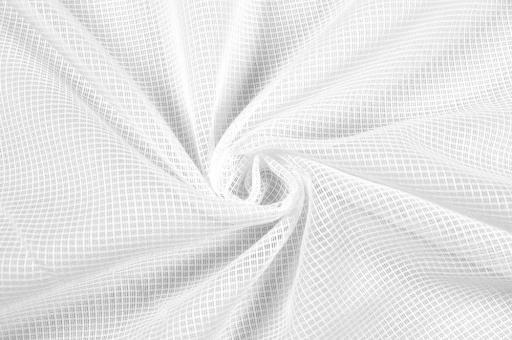Gardinen-Stoff New Lounge - Two-Tone - Bleiband - 300 cm Weiß
