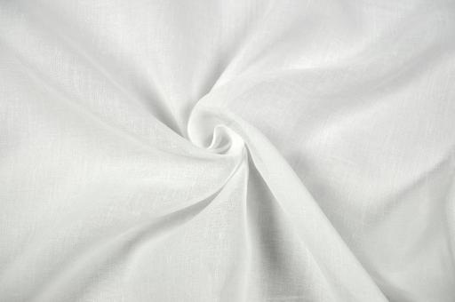 Gardinenstoff geruchsneutral - Bleiband - 300 cm Weiß