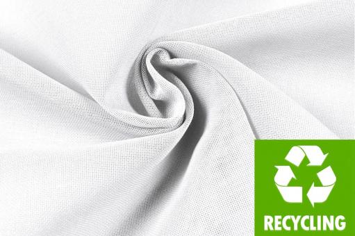 Gardinenleinen Recycling - Weiß - 300 cm breit 