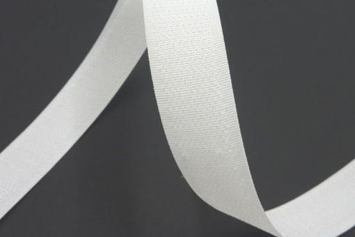 Hakenband 20 mm - Weiß 