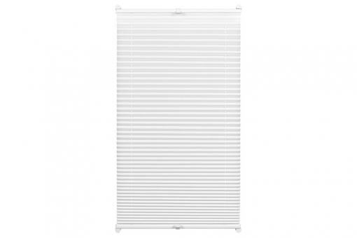 EASYFIX Plissee - 2 Bedienschienen - 40 x 130 cm - Weiß 