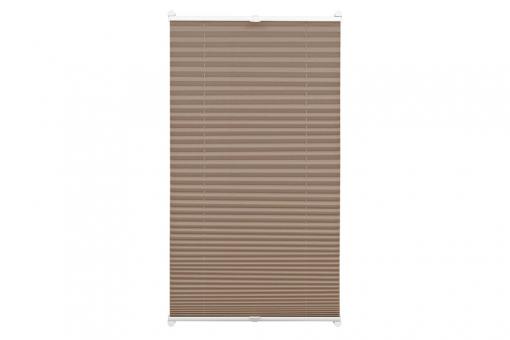 EASYFIX Plissee - 2 Bedienschienen - 100 x 130 cm - Taupe 