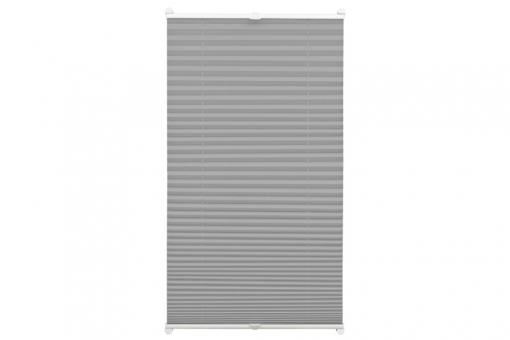 EASYFIX Plissee - 2 Bedienschienen - 90 x 130 cm - Schiefer 