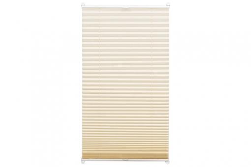 EASYFIX Plissee - 2 Bedienschienen - 100 x 130 cm - Creme 