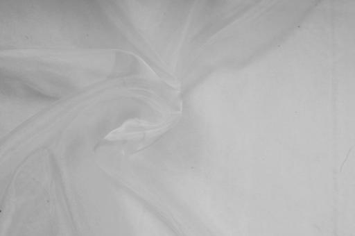 Organza - permanent schwer entflammbar - 300 cm Hellgrau