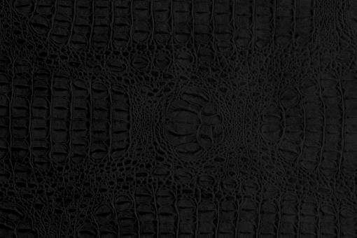 Krokodilleder-Imitat Deluxe Schwarz