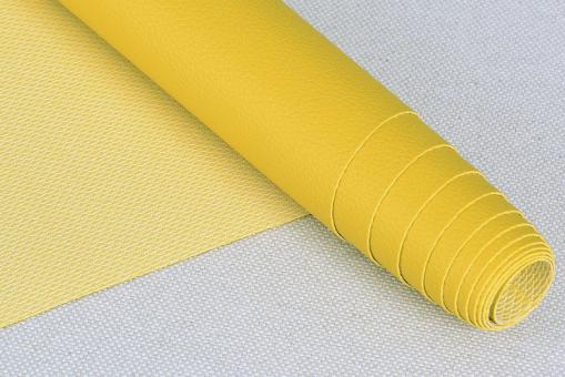 Kunstleder-Stück Maestro - 140 x 50 cm Gelb