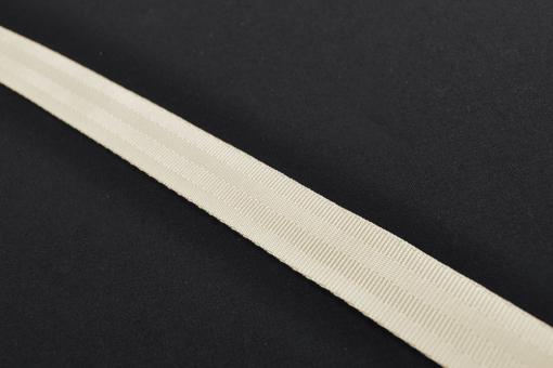 Gurtband - 2,5 cm - meterweise - Creme 