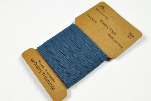 Elastik Band - 3 m - Uni Jeansblau 