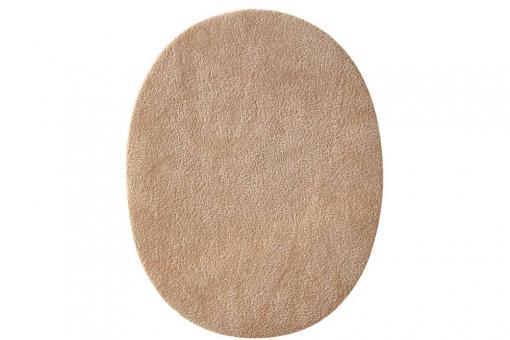 Veloursflicken - 10 x 12,8 cm - 2 Stück Beige