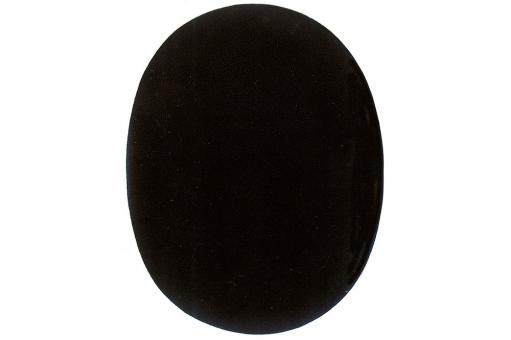 Veloursflicken - 10 x 12,8 cm - 2 Stück Schwarz