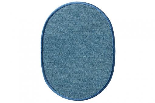 Jeansflicken - 9,5 x 12 cm - 2 Stück Hellblau